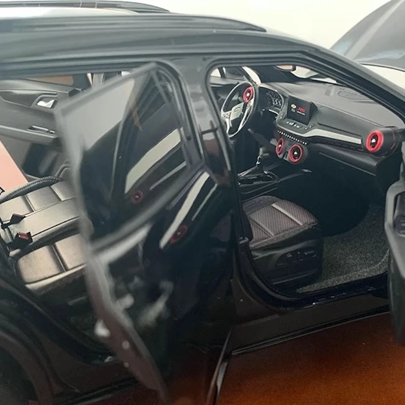 [OEM] 1:18 Chevrolet 2021 Trailblazer RS nero modellino di auto Die-Cast
