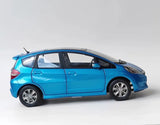 [OEM] 1:18 Honda 2007 Fit/Jazz Blue Model Car Die-Cast