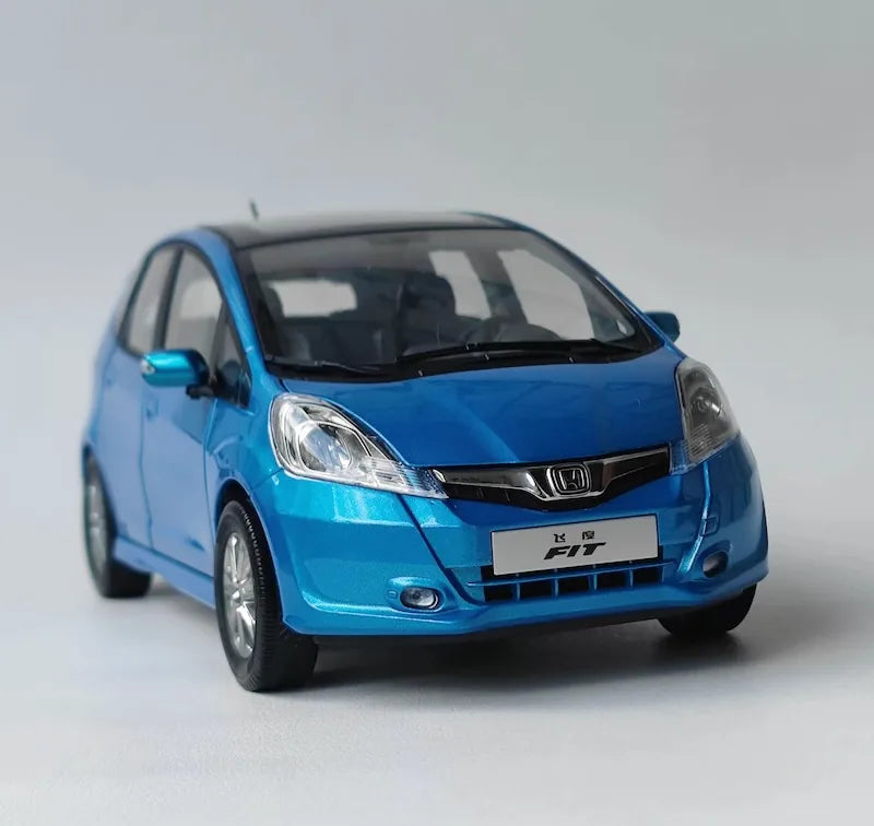 [OEM] 1:18 Honda 2007 Fit/Jazz Blue Model Car Die-Cast