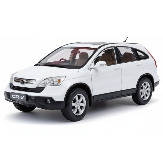 [OEM] 1:18 Honda 2008 CR-V White Model Car Die-Cast