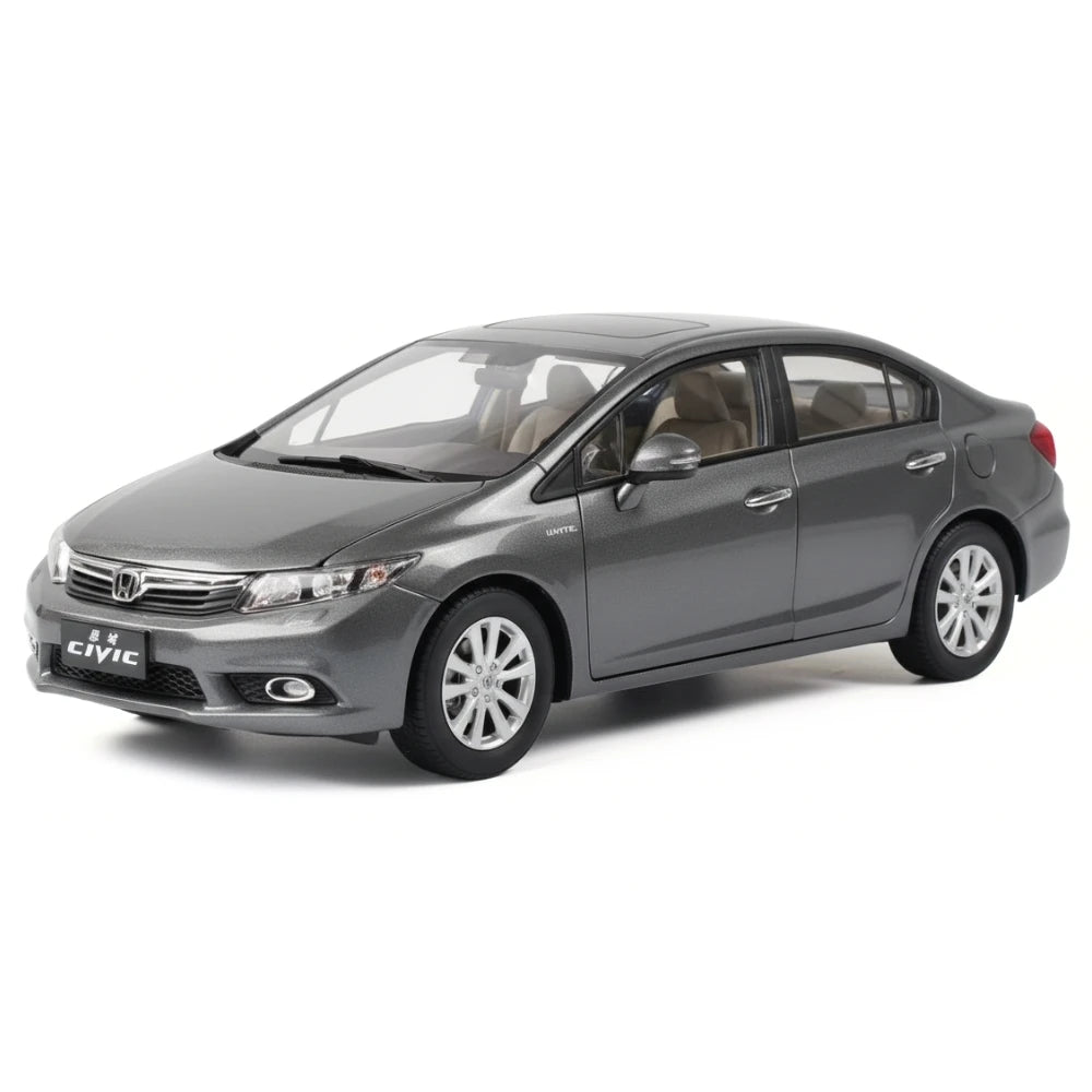[OEM] 1:18 Honda 2011 Civic 9th Gray Model Car Die-Cast