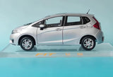 [OEM] 1:18 Honda 2013 Fit Jazz Silver Model Car Die-Cast