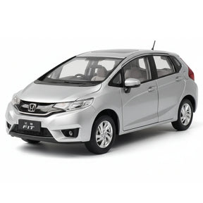 [OEM] 1:18 Honda 2013 Fit Jazz Silver Model Car Die-Cast