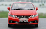 [OEM] 1:18 Honda 2015 Civic Si Red Model Car Die-Cast