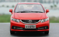 [OEM] 1:18 Honda 2015 Civic Si レッド モデルカー Die-Cast