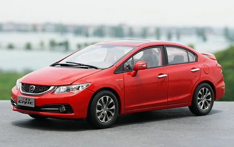 [OEM] 1:18 Honda 2015 Civic Si Red Model Car Die-Cast