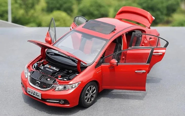 [OEM] 1:18 Honda 2015 Civic Si Red Model Car Die-Cast