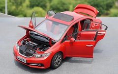 [OEM] 1:18 Honda 2015 Civic Si レッド モデルカー Die-Cast