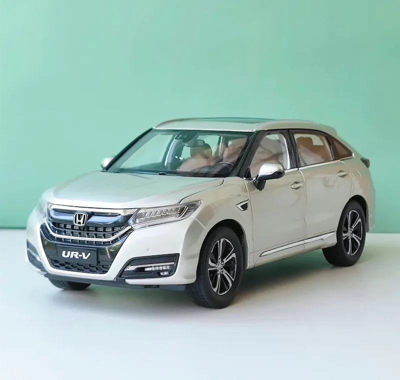 [OEM] 1:18 Honda 2018 UR-V argento modellino di auto Die-Cast