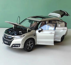 [OEM] 1:18 Honda 2018 UR-V argento modellino di auto Die-Cast