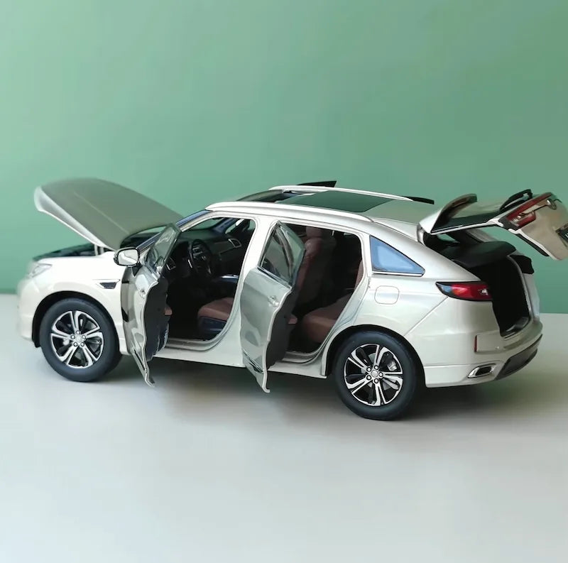 [OEM] 1:18 Honda 2018 UR-V argento modellino di auto Die-Cast
