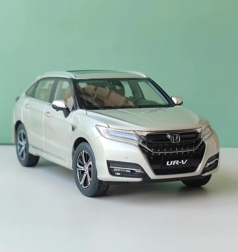 [OEM] 1:18 Honda 2018 UR-V argento modellino di auto Die-Cast