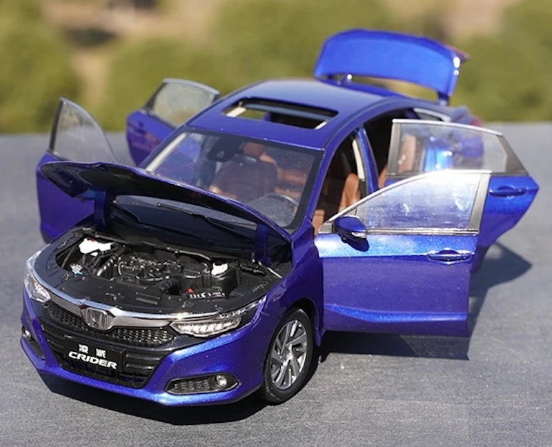 [OEM] 1:18 Honda 2018 Crider Blue Model Car Die-Cast