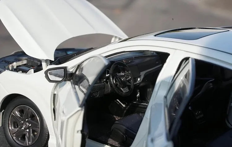 [OEM] 1:18 Honda 2019 Envix bianco modellino di auto Die-Cast