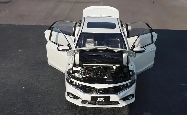 [OEM] 1:18 Honda 2019 Envix bianco modellino di auto Die-Cast