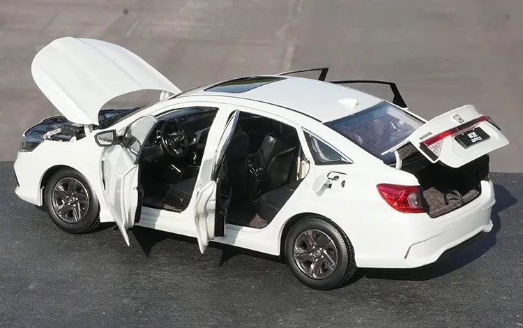 [OEM] 1:18 Honda 2019 Envix bianco modellino di auto Die-Cast