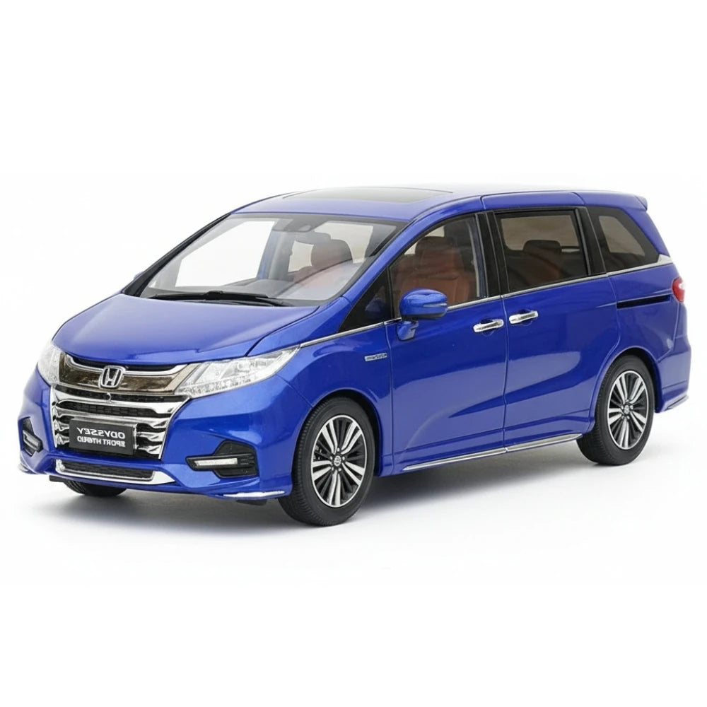 [OEM] 1:18 Honda 2019 Odyssey blu modellino di auto Die-Cast