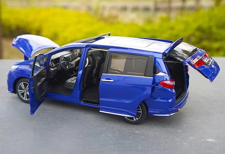 [OEM] 1:18 Honda 2019 Odyssey bleu voiture miniature Die-Cast