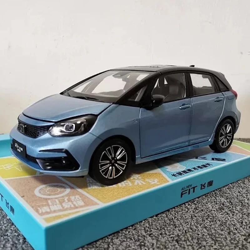 [OEM] 1:18 Honda 2020 Jazz Crosstar blu modellino di auto Die-Cast