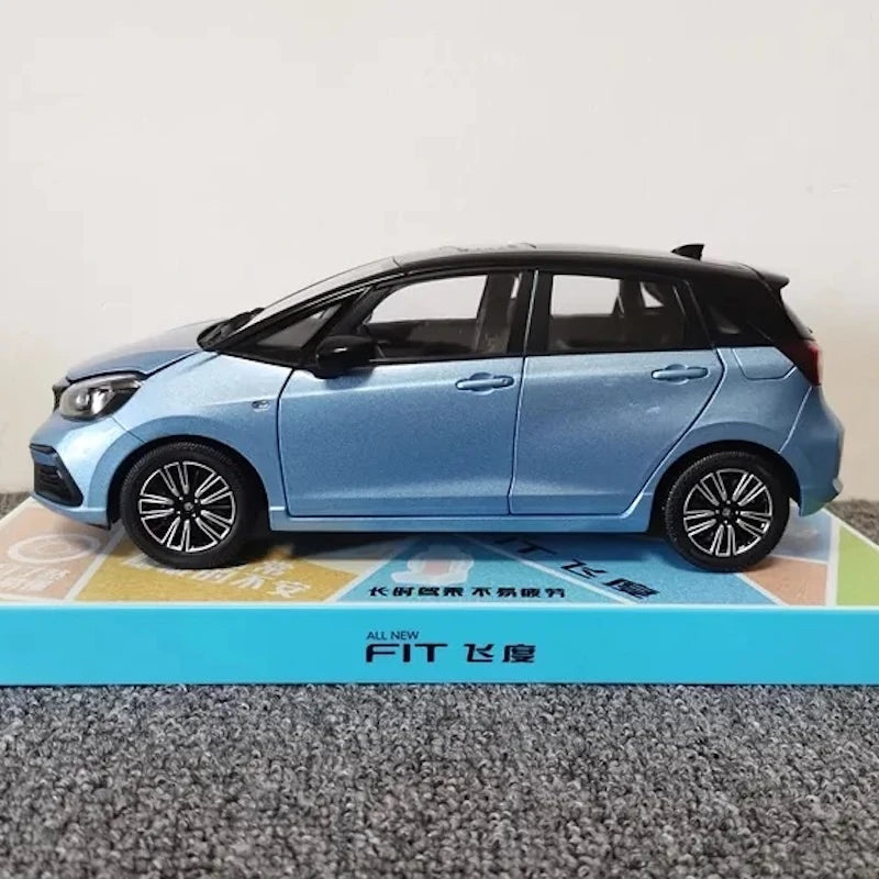 [OEM] 1:18 Honda 2020 Jazz Crosster blauw modelauto Die-Cast