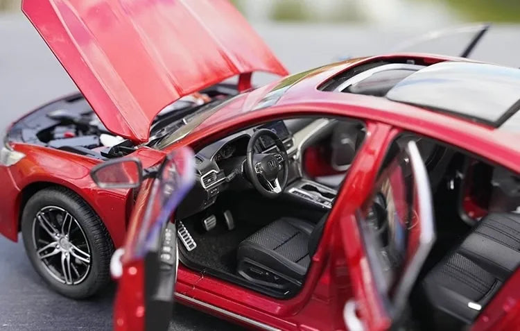 [OEM] 1:18 Honda 2022 Accord Red Model Car Die-Cast