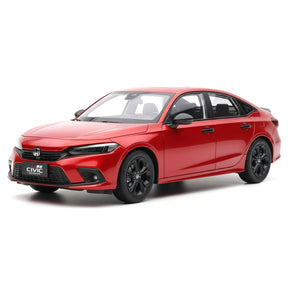 [OEM] 1:18 Honda 2022 Civic Red Model Car Die-Cast
