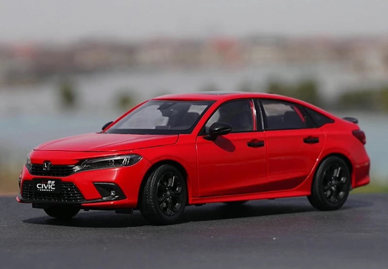 [OEM] 1:18 Honda 2022 Civic Red Model Car Die-Cast