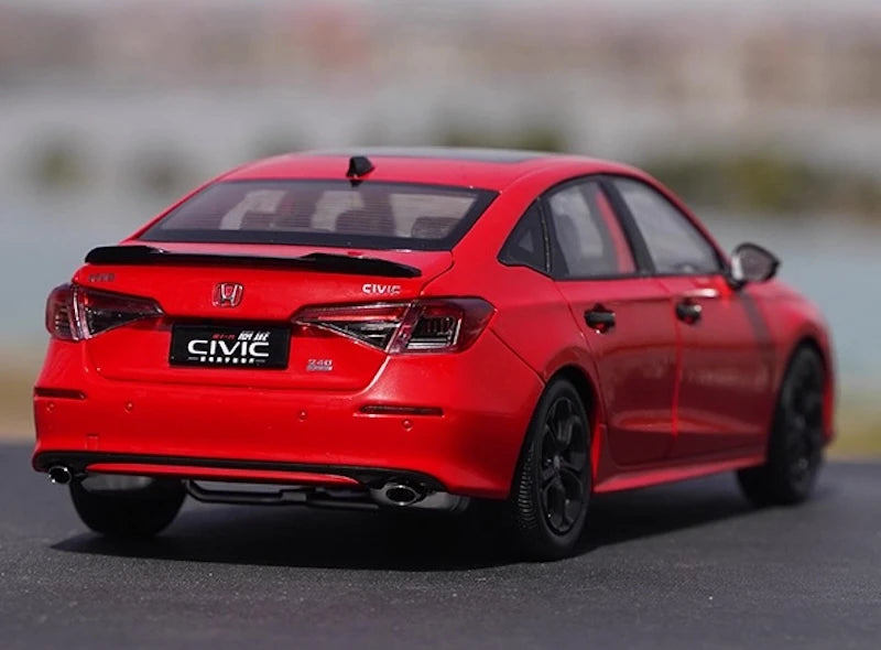 [OEM] 1:18 Honda 2022 Civic Red Model Car Die-Cast