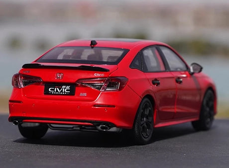 [OEM] 1:18 Honda 2022 Civic Red Model Car Die-Cast