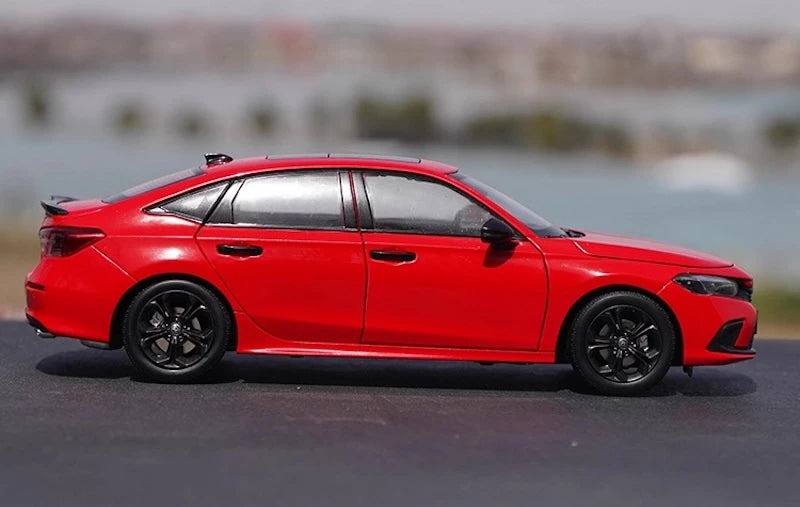 [OEM] 1:18 Honda 2022 Civic Red Model Car Die-Cast