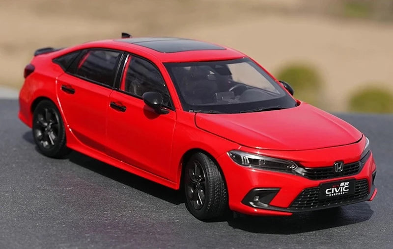 [OEM] 1:18 Honda 2022 Civic Red Model Car Die-Cast