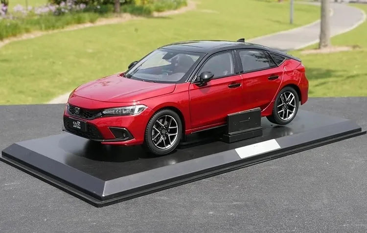 [OEM] 1:18 Honda 2022 Civic Sport Red Model Car Die-Cast