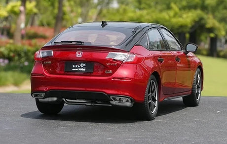 [OEM] 1:18 Honda 2022 Civic Sport Red Model Car Die-Cast