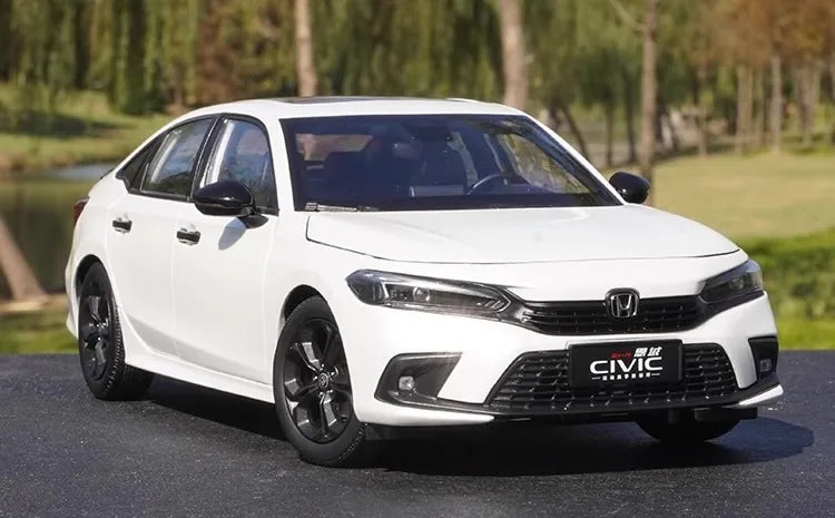[OEM] 1:18 Honda 2022 Civic White Model Car Die-Cast