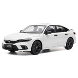 [OEM] 1:18 Honda 2022 Civic White Model Car Die-Cast