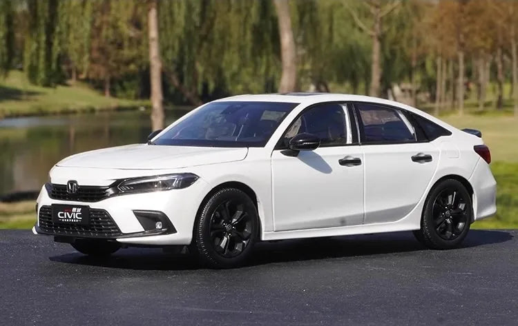 [OEM] 1:18 Honda 2022 Civic White Model Car Die-Cast