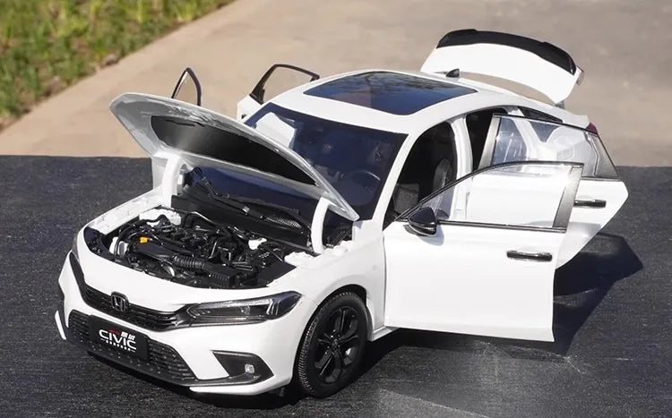 [OEM] 1:18 Honda 2022 Civic White Model Car Die-Cast