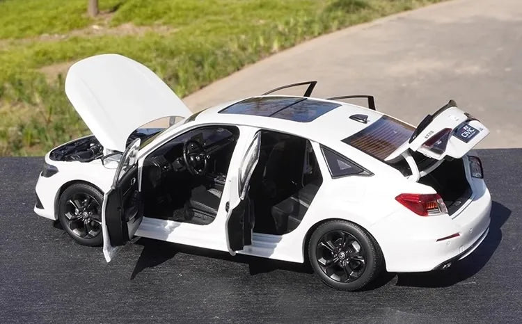 [OEM] 1:18 Honda 2022 Civic White Model Car Die-Cast