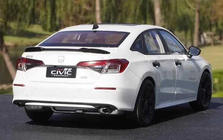 [OEM] 1:18 Honda 2022 Civic White Model Car Die-Cast
