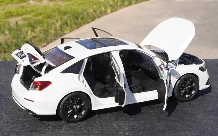 [OEM] 1:18 Honda 2022 Civic White Model Car Die-Cast