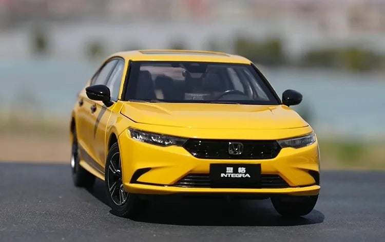 [OEM] 1:18 Honda 2022 Integra Yellow Model Car Die-Cast