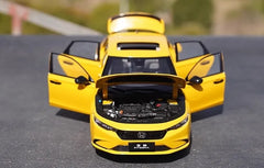 [OEM] 1:18 Honda 2022 Integra Yellow Model Car Die-Cast