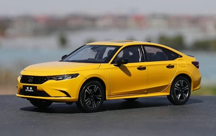 [OEM] 1:18 Honda 2022 Integra Yellow Model Car Die-Cast