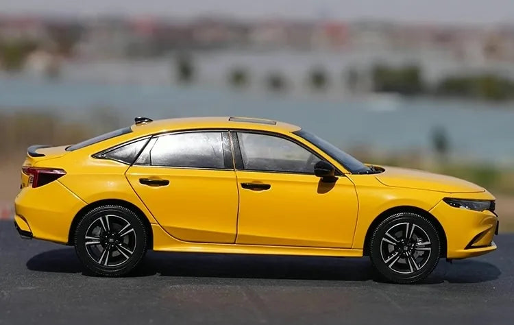 [OEM] 1:18 Honda 2022 Integra Yellow Model Car Die-Cast