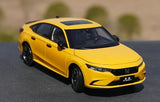 [OEM] 1:18 Honda 2022 Integra Yellow Model Car Die-Cast