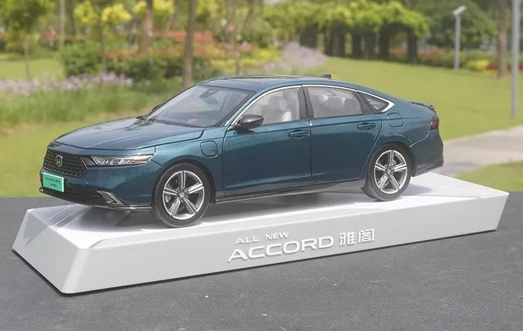 [OEM] 1:18 Honda 2023 Accord e-HEV Blue Model Car Die-Cast