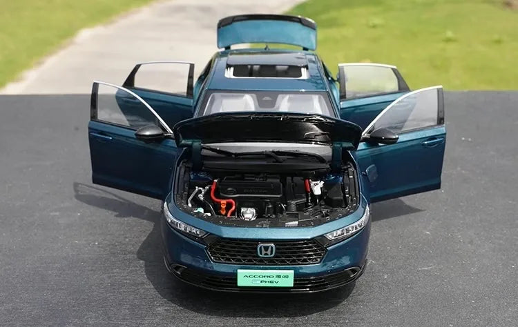[OEM] 1:18 Honda 2023 Accord e-HEV Blue Model Car Die-Cast