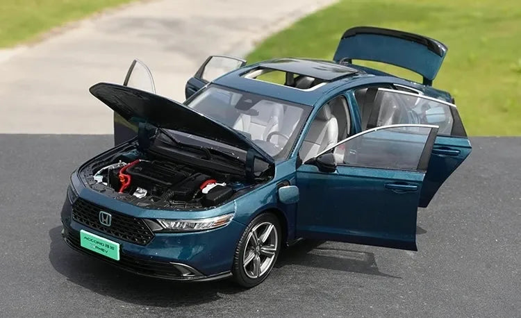 [OEM] 1:18 Honda 2023 Accord e-HEV Blue Model Car Die-Cast