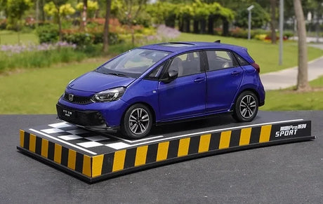 [OEM] 1:18 Honda 2023 Fit Blue Model Car Die-Cast