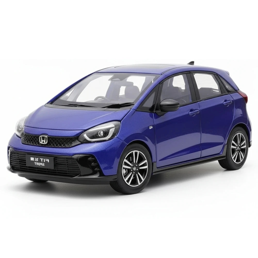 [OEM] 1:18 Honda 2023 Fit Blue Model Car Die-Cast